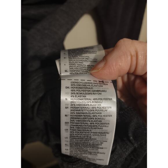 Adidas Standard Essentials Slub Women's Recycled Hoodie Gray XS Casual Preppy - Picture 5 of 9